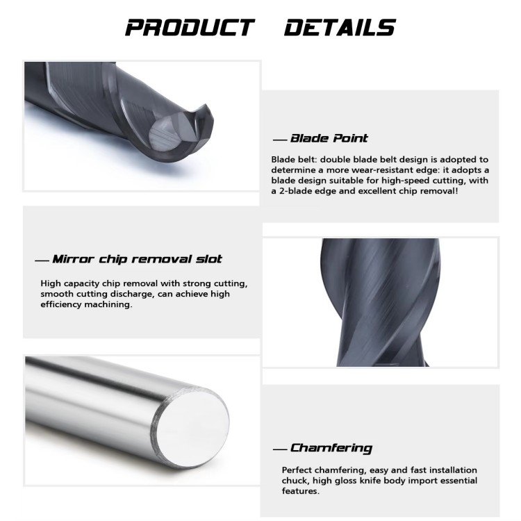 2F Ball Nose End Mill