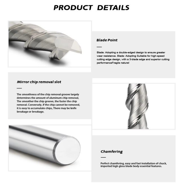 3F Aluminum Square End Mill