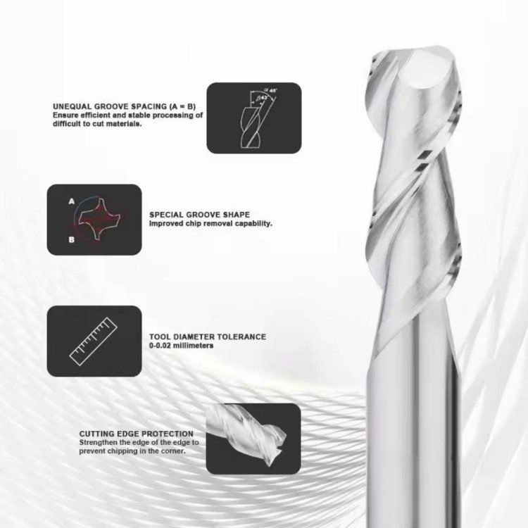 3F Aluminum Square End Mill