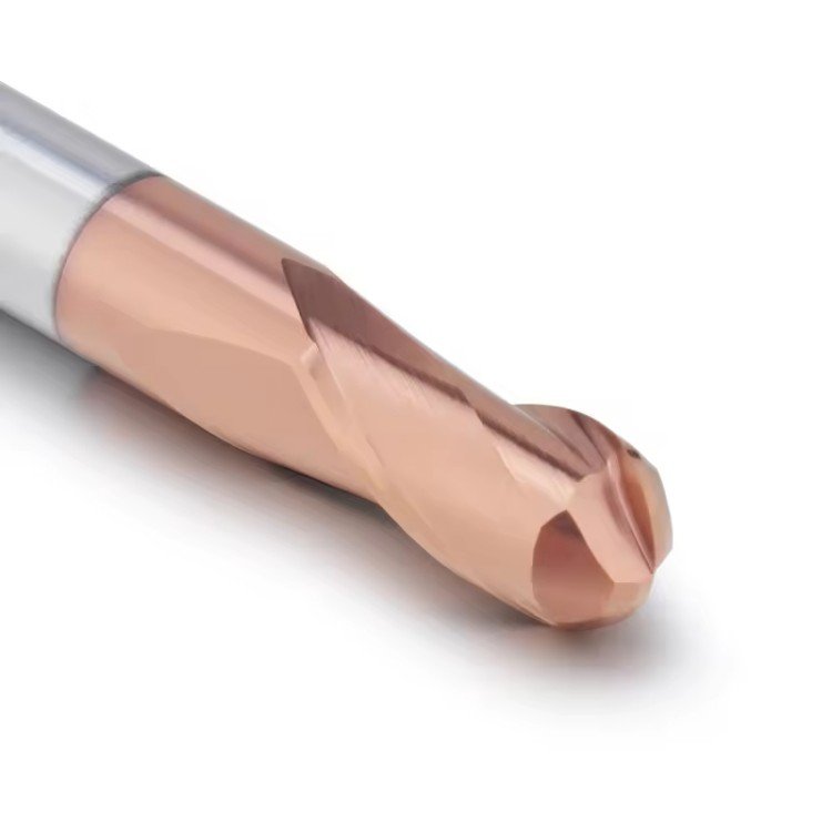 2F HRC60 Ball Nose End Mill