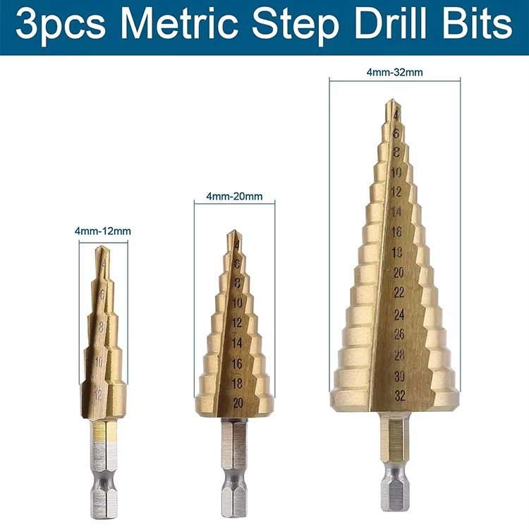 HSS Step Drill Bits