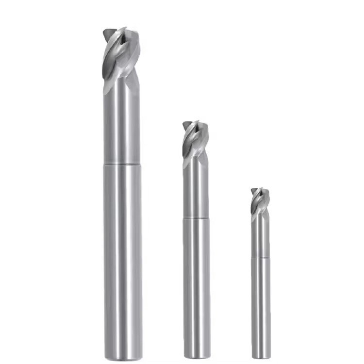3F Long Neck R End Mill For Aluminum