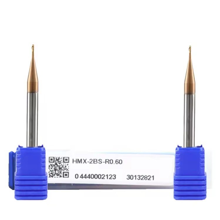2F HRC55 Tiny Ball Nose Endmill